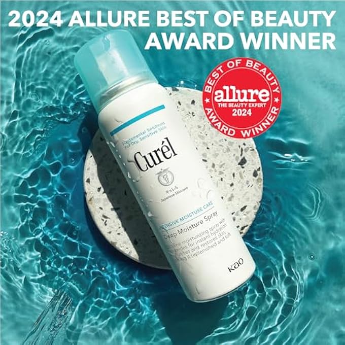 Curel JAPANESE SKIN CARE DEEP MOISTURE SPRAY, SPRAY ON MOISTURIZER FOR DRY SKIN, FACE HYDRATING SPRAY WITH CERAMIDES, 5 OZ - Image 2
